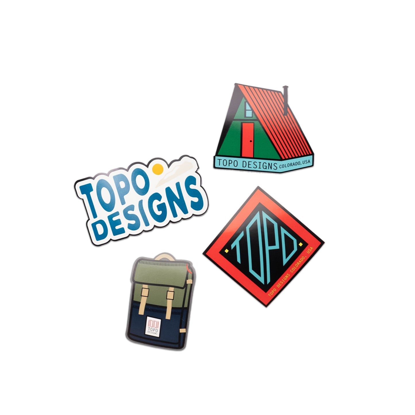 Topo Sticker 4-Pack