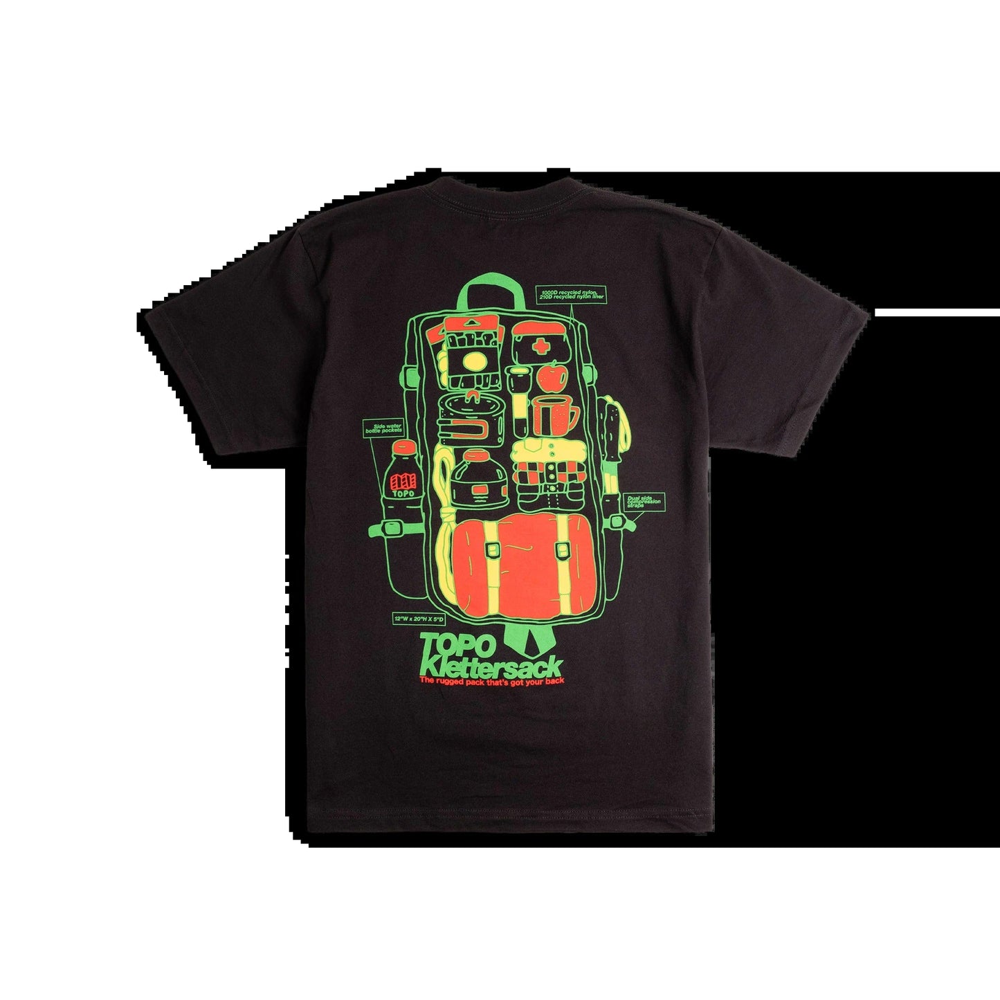 Topo Designs x Pine Printshop Klettersack Tee